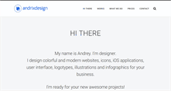 Desktop Screenshot of andrixdesign.com