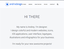 Tablet Screenshot of andrixdesign.com